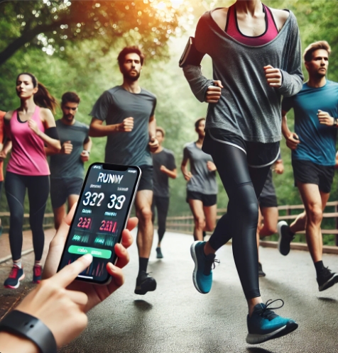 러닝을 즐기는 사람들