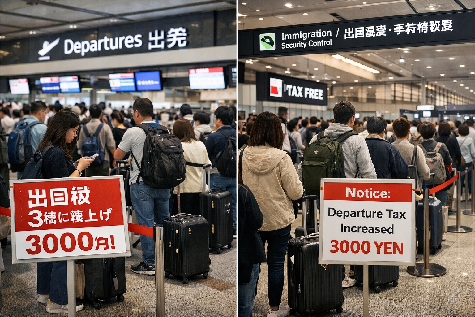 일본, 출국세 3배 인상?! 한국인 여행객 &lsquo;비상&rsquo;