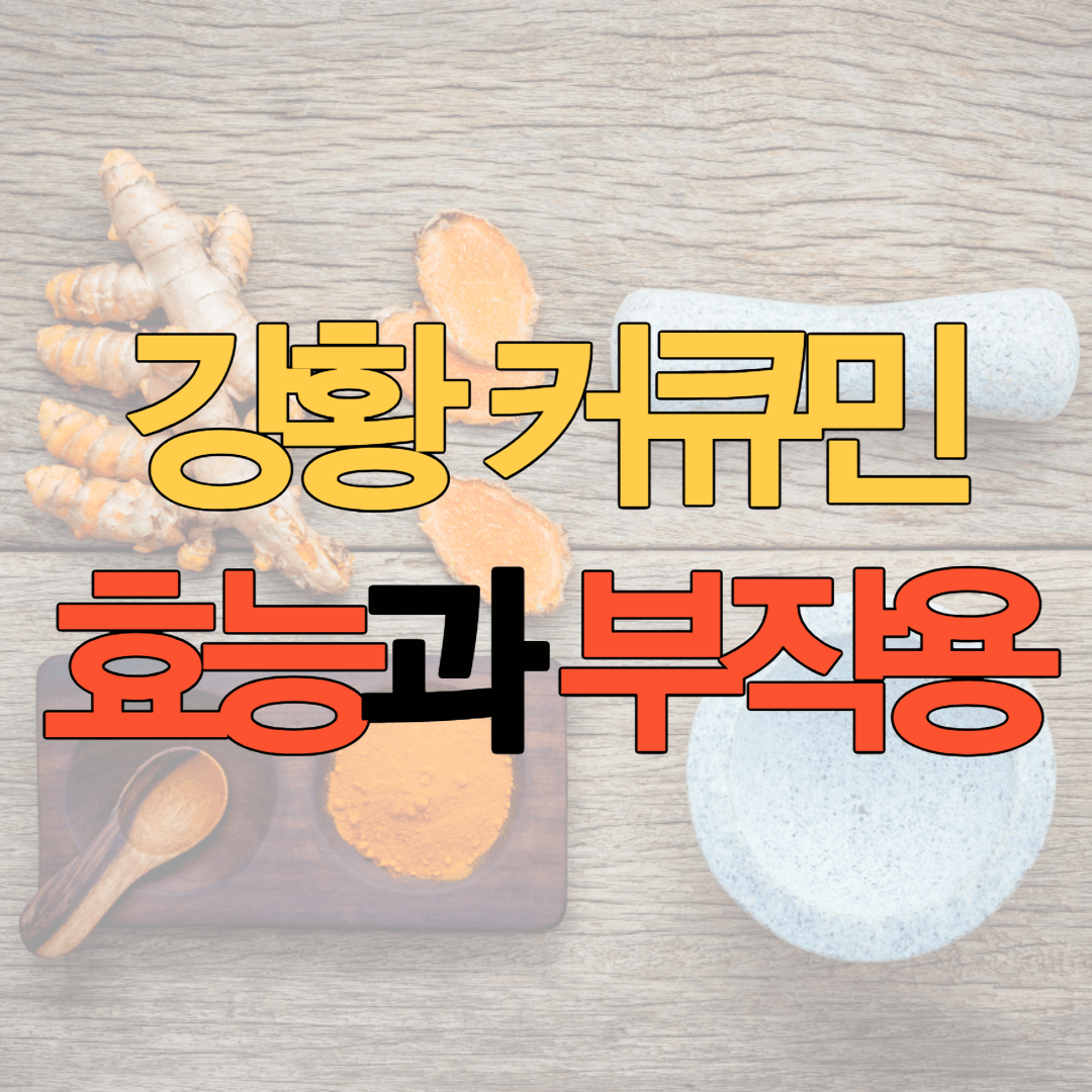 강황 커큐민 효능과 부작용
