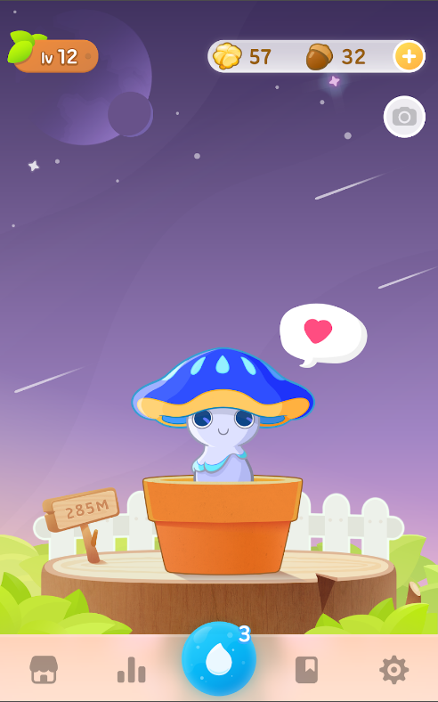 Plant Nanny&sup2; , 물 알림, 물 마시기