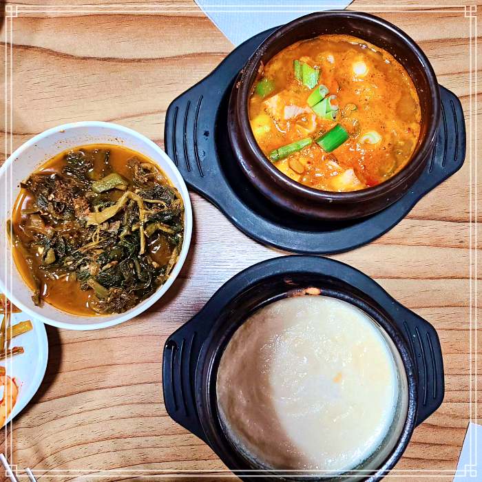포천 고모리 저수지 맛집 된장, 두부, 우거지 베이스 시레기 정식
