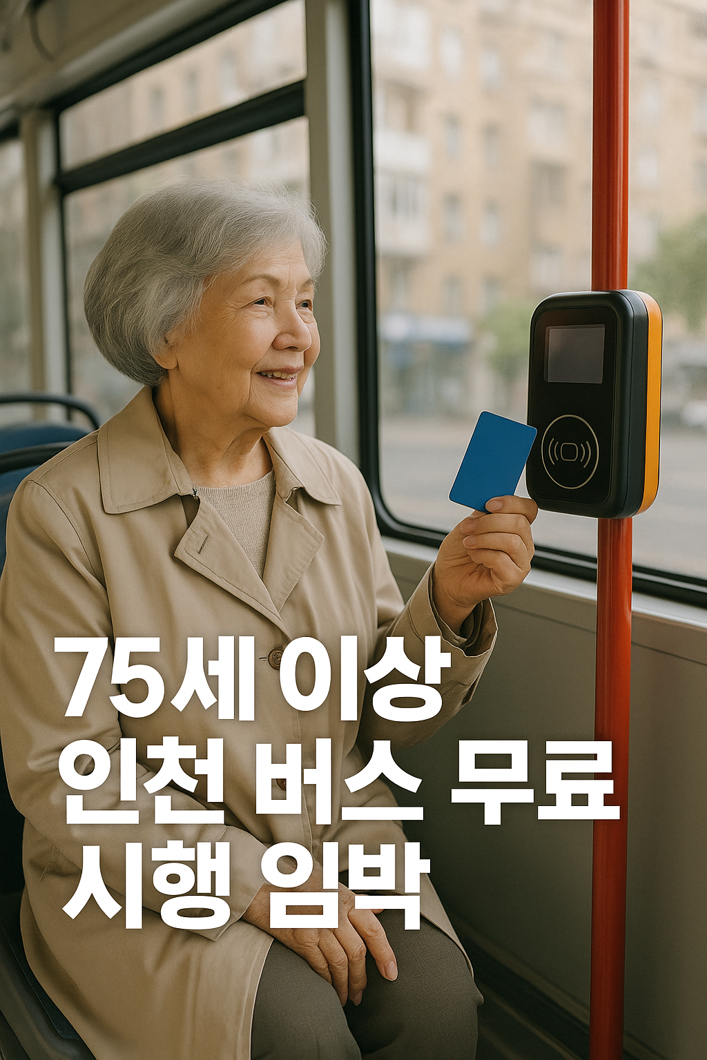 인천 75세 이상 버스비 무료, 2026년 7월부터 전면 시행