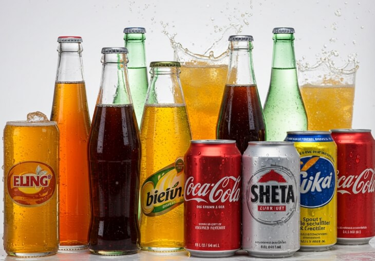 탄산음료 사진