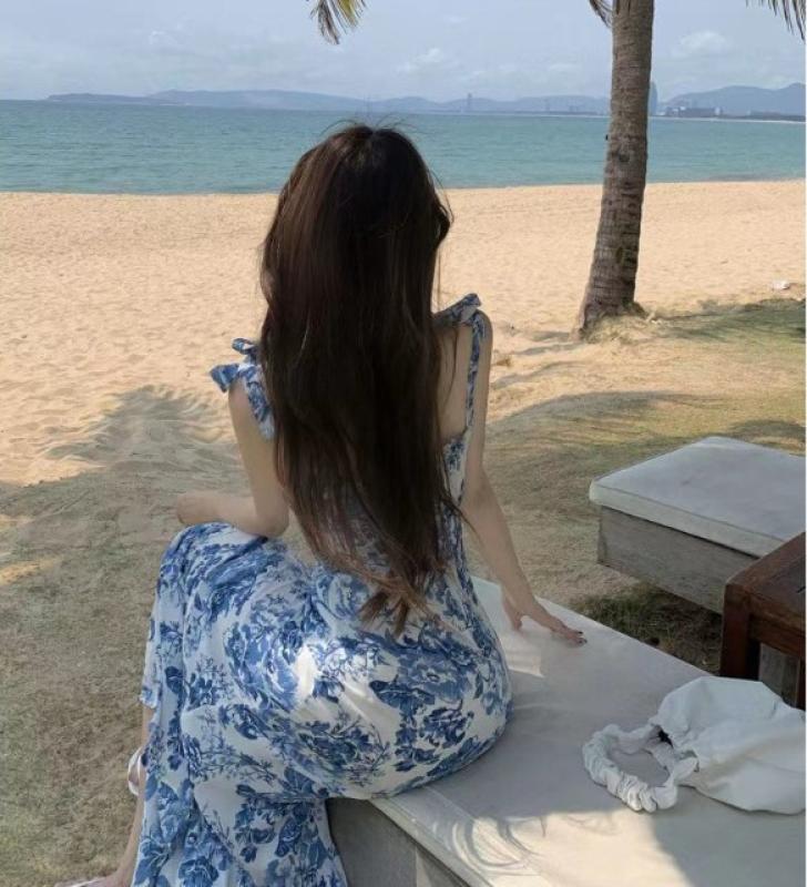 해외여행여름옷 휴양지 동남아 꽃무늬 바캉스 원피스 룩