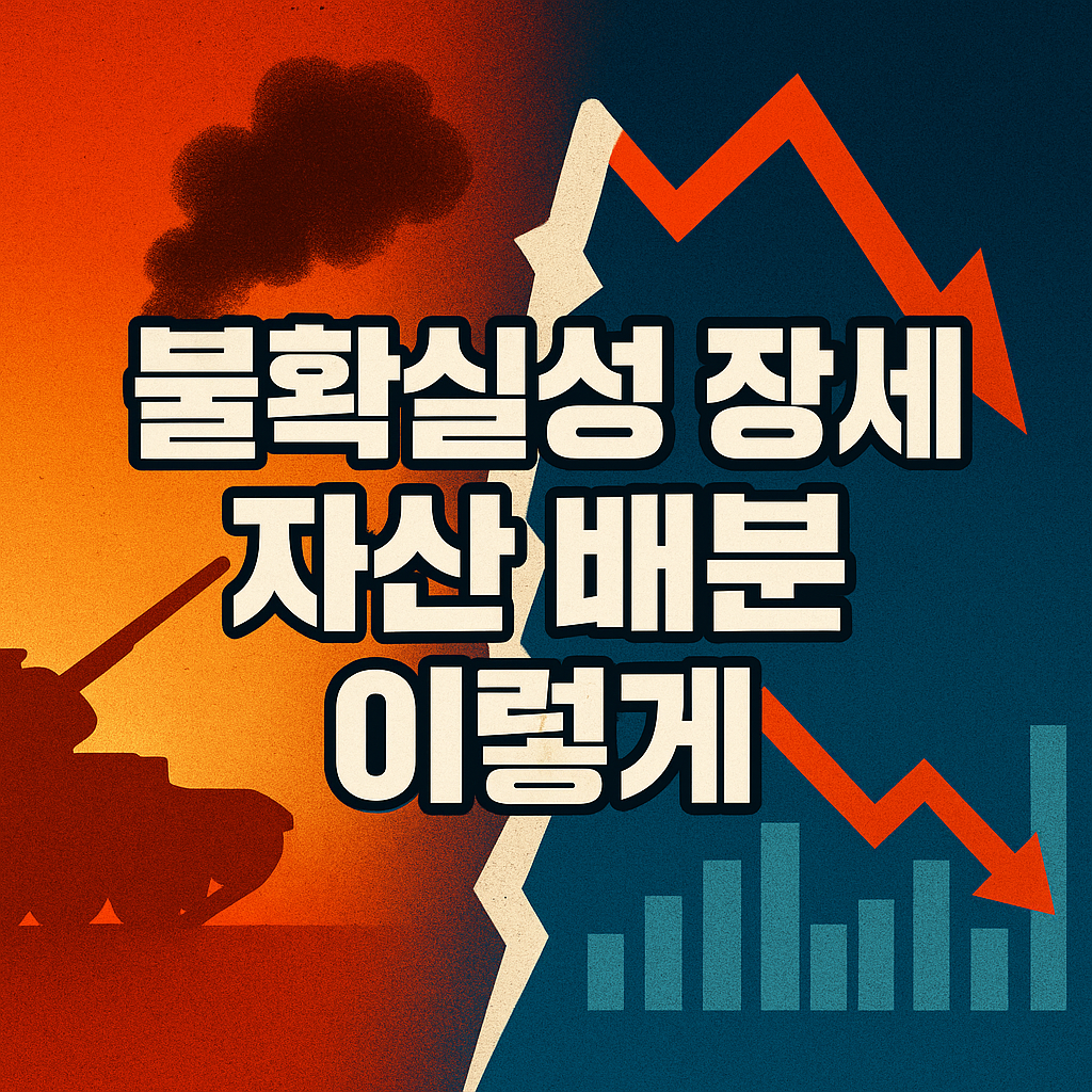📉 전쟁+사고 복합 불안 → &quot;불확실성 장세, 자산 배분 이렇게&quot;