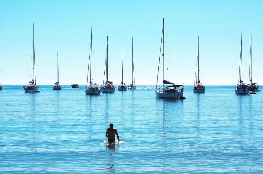 코르시카 섬의 해변