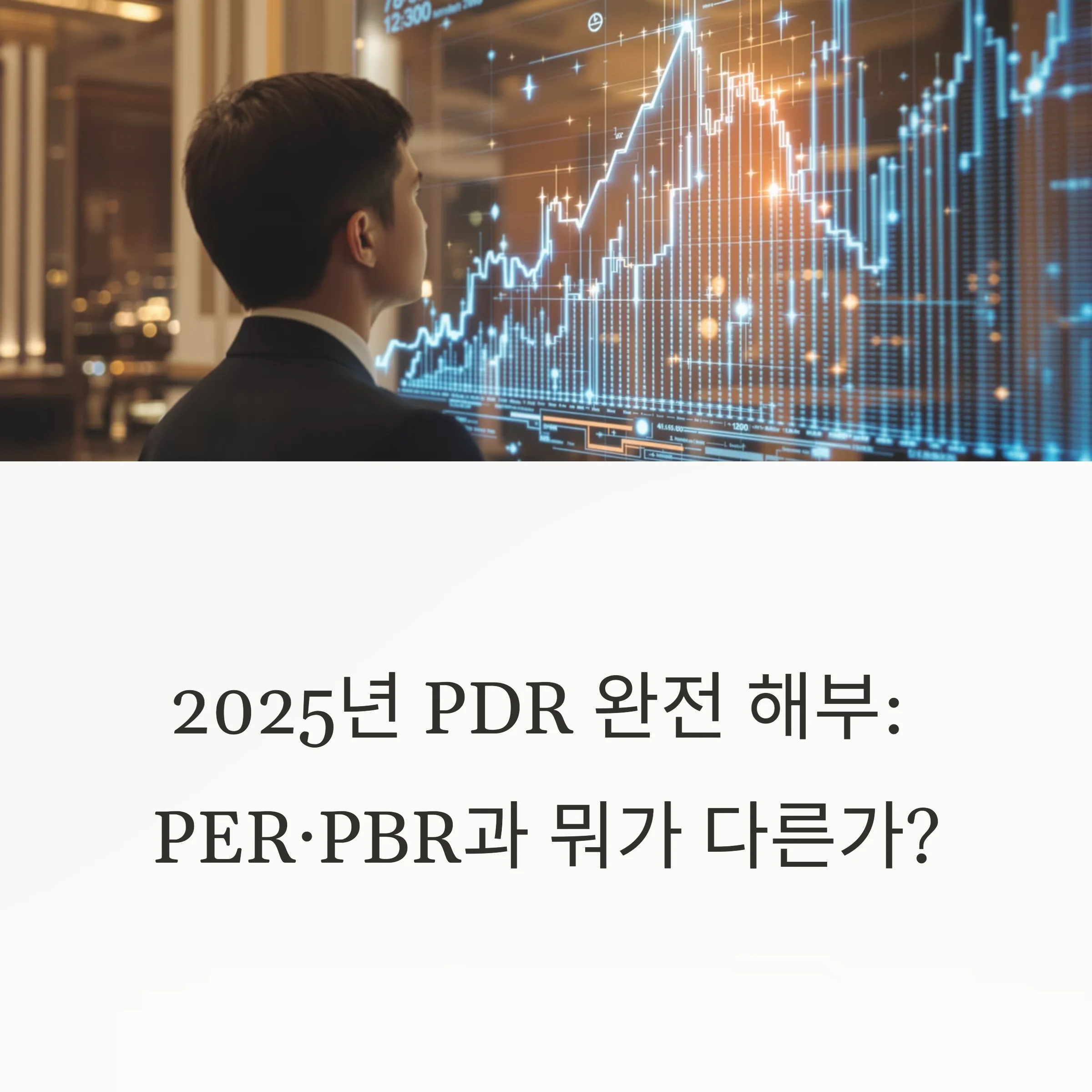 PDR 완전 해부: PER·PBR
