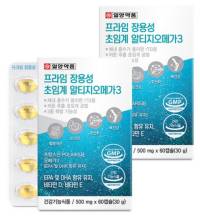 일양약품 프라임 장용성 초임계 알티지 오메가3 30g, 60정, 2개