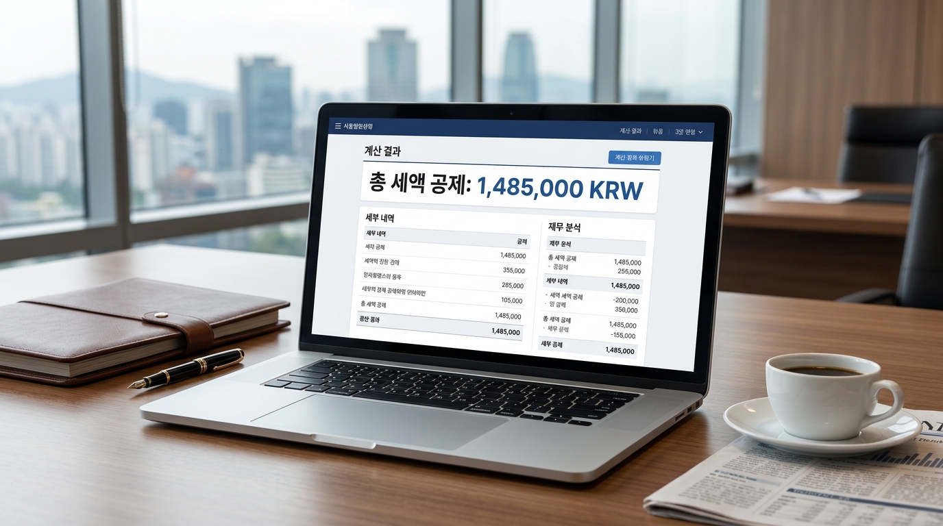 900만 원 납입 시 최대 세액공제 환급금 자동계산