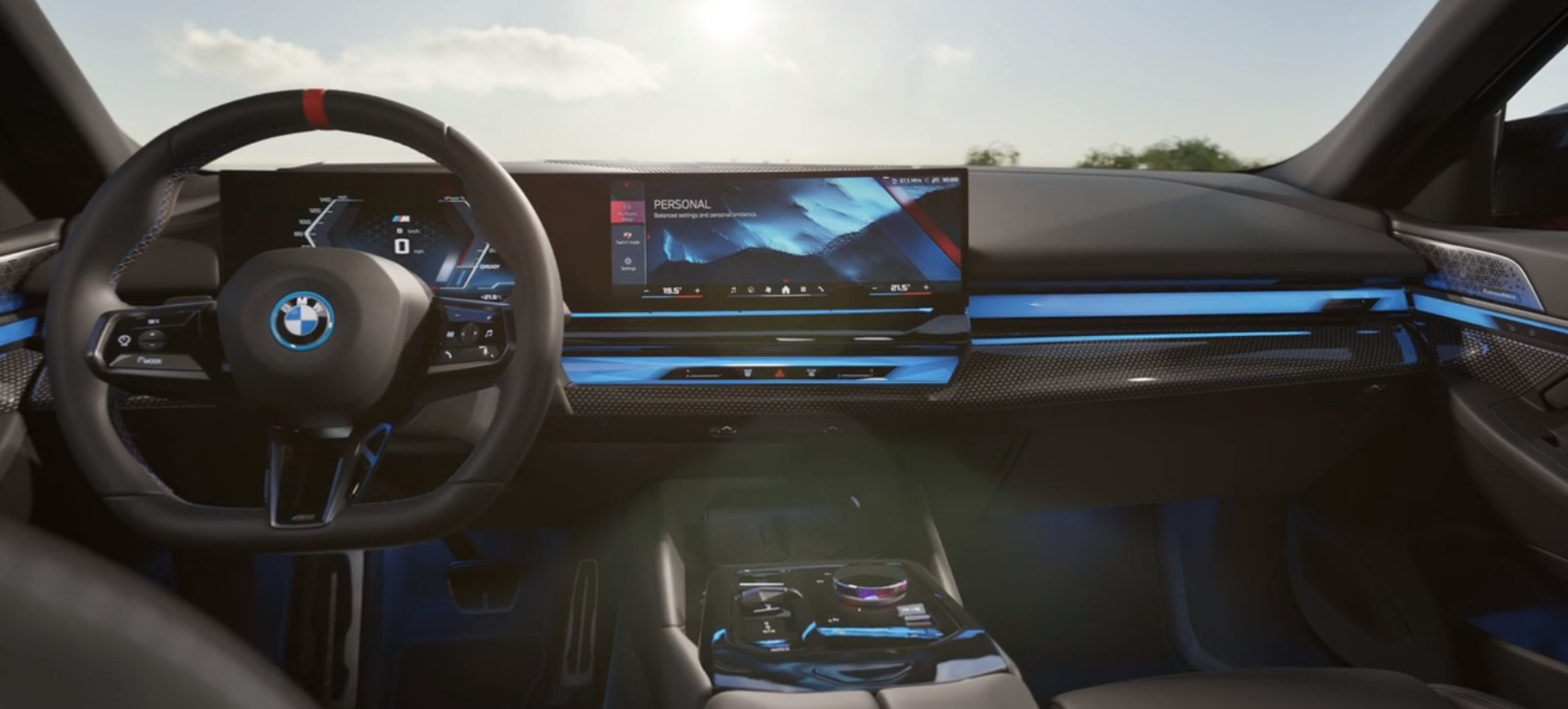 2023 BMW 5시리즈 풀체인지 실내 디자인 모습