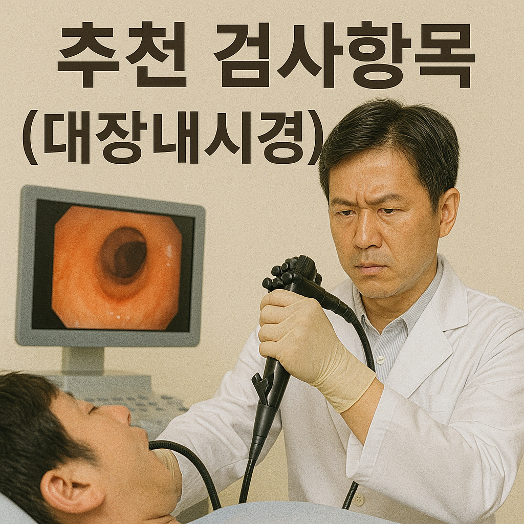 추천검사항목 대장내시경
