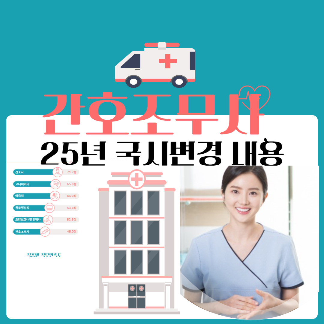 간호조무사 25년 국시변경 내용