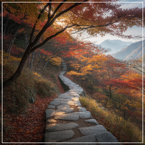 2025년 단풍 절정 시기 – 영남권 단풍 명소 가상 이미지