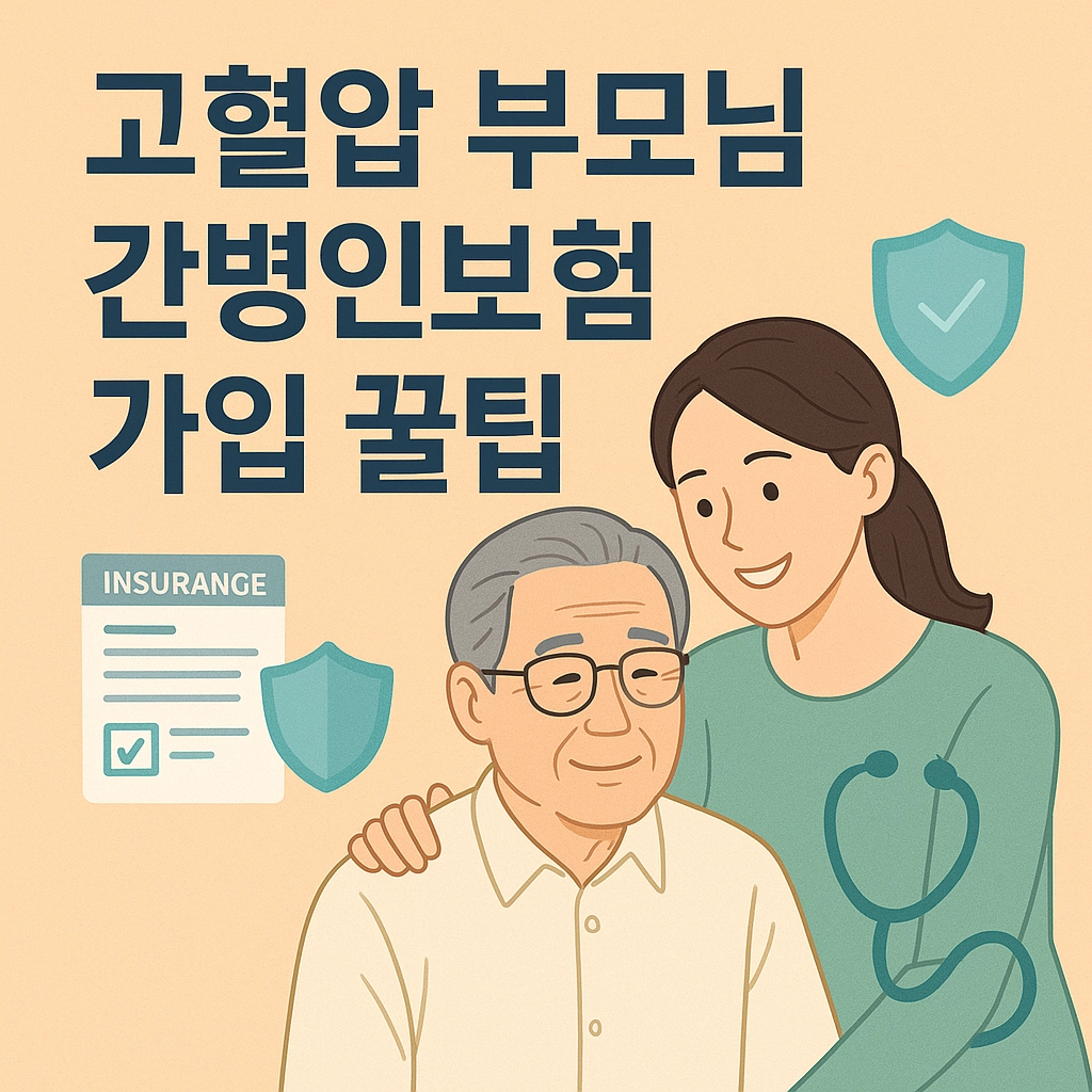 고혈압 부모님 간병인보험 가입 꿀팁 보험료 가입 조건 보장 보험