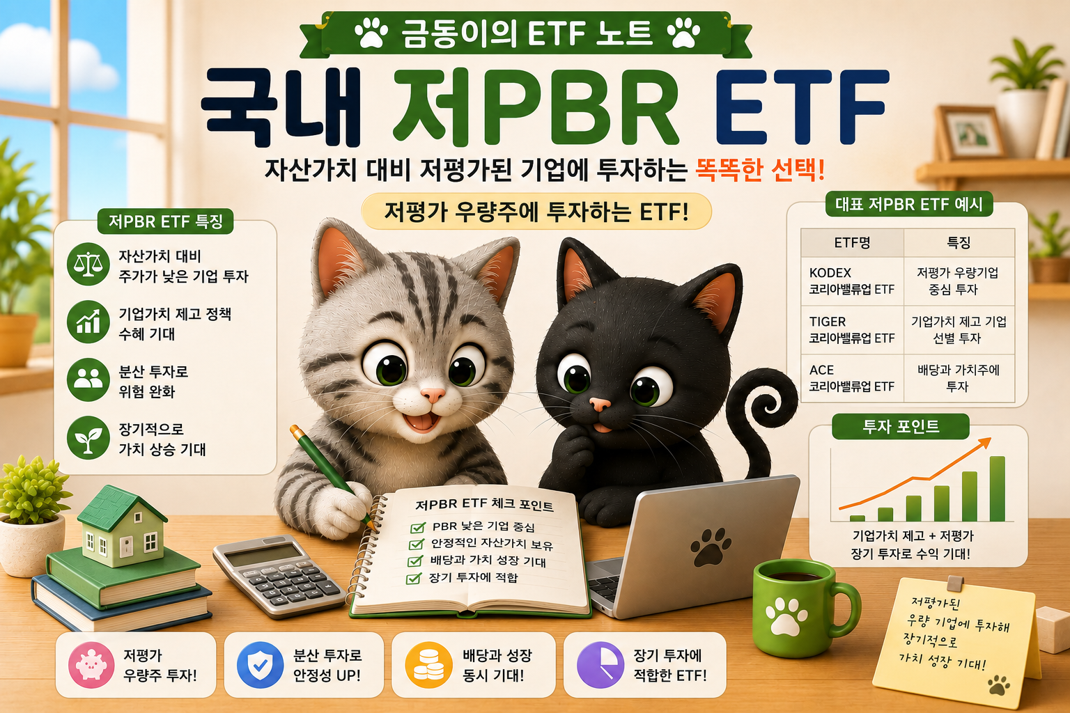 국내 주식ETF 저 PBR 관련 내용