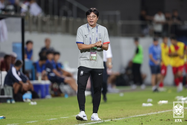 축구 국가대표 임시감독 황선홍 대한축구협회