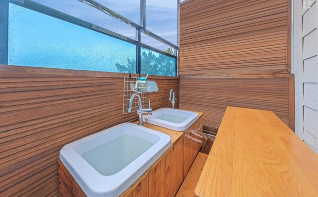 통영 달비채 펜션 하늘연달 족욕