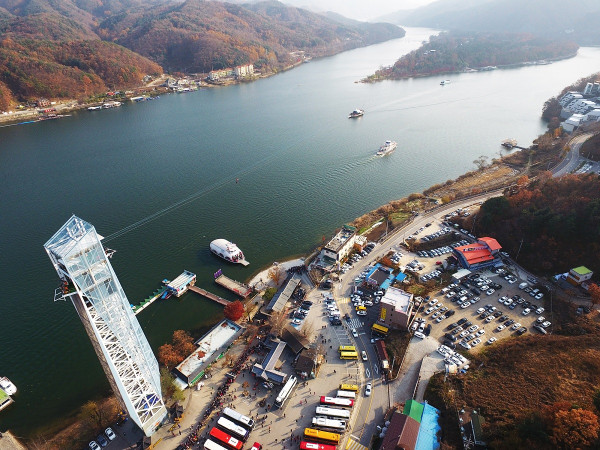 남이섬 짚라인