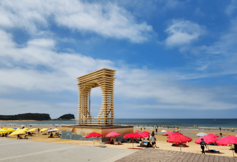 만리포해수욕장