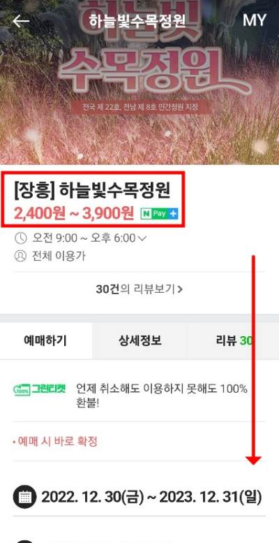 장흥 하늘빛수목원 튤립축제