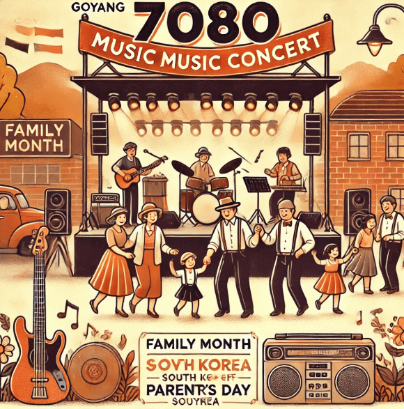 어버이날 고양 7080 릴레이 콘서트 포스터