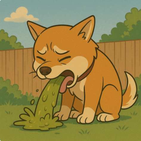 강아지 토하는 관련 사진