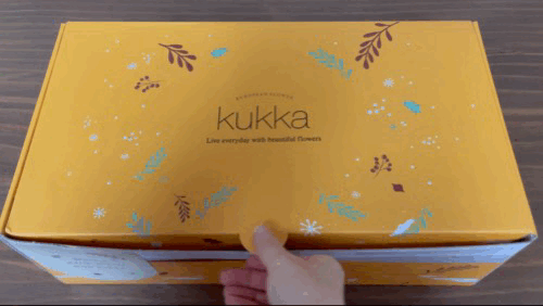 꾸까 크리스마스 리스 키트 - 상자 언박싱 영상