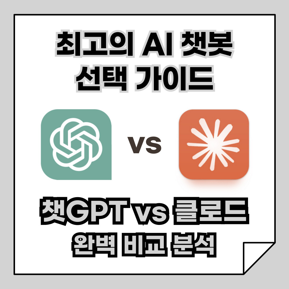 ChatGPT vs Claude 완벽 비교 분석 2024: 최고의 AI 챗봇 선택 가이드
