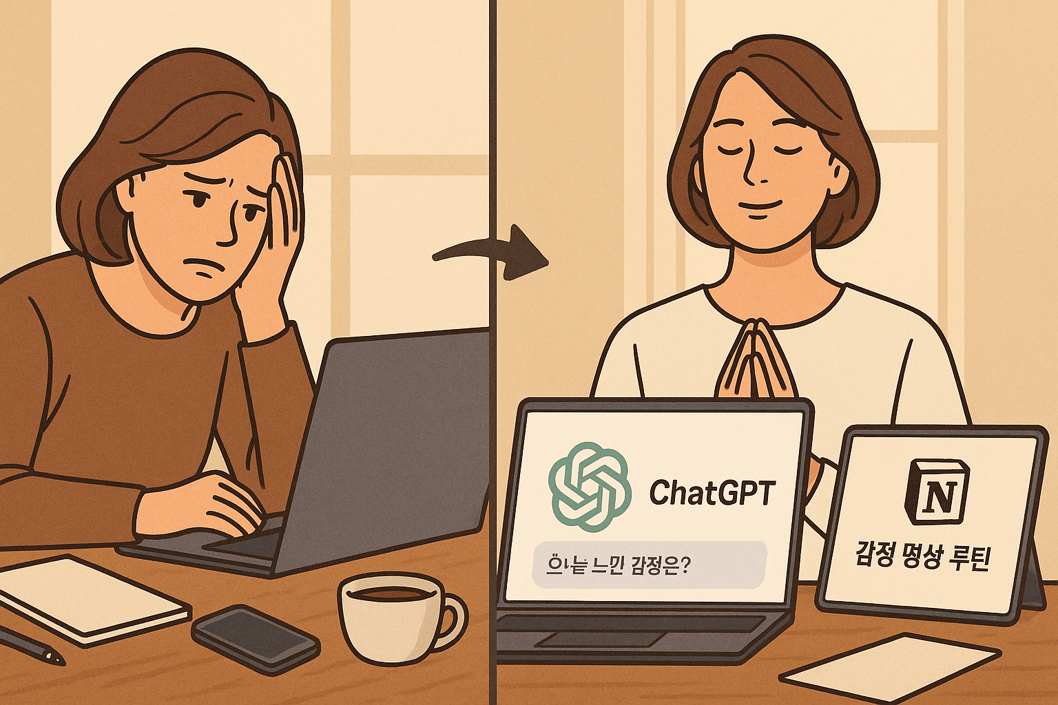 GPT로 만드는 감정 명상 루틴 자동화법: 매일 5분, 뇌를 리셋하는 방법