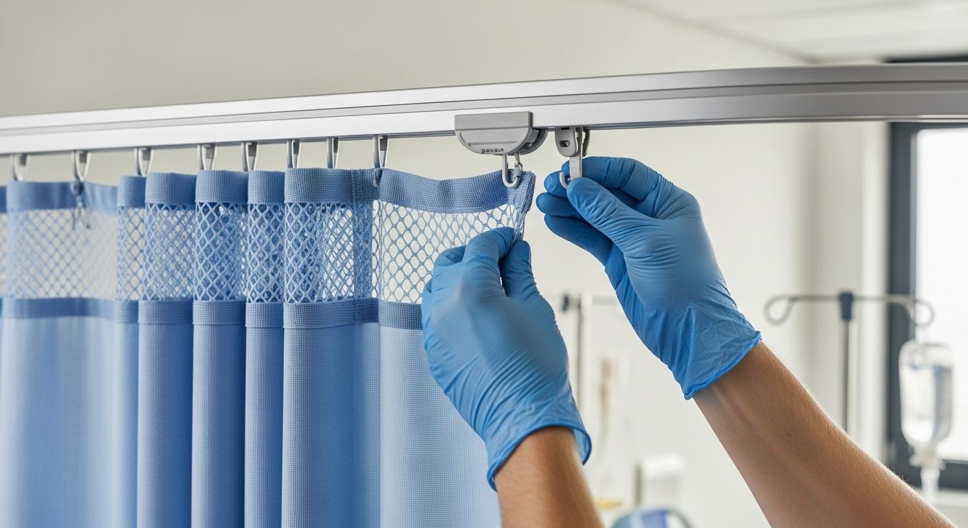 병실 커튼 설치