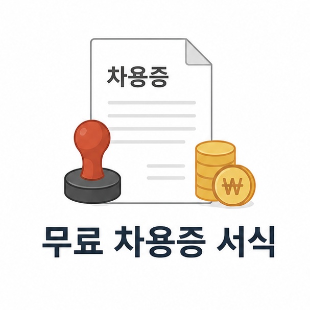 무료 차용증 서식 다운로드 안내