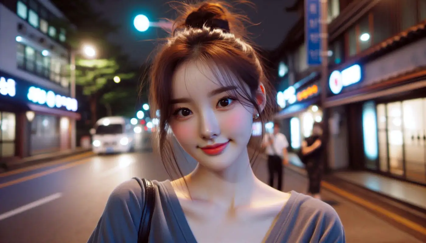 신한-SOL-트래블카드-환전-방법을-알아보는-여성의-모습