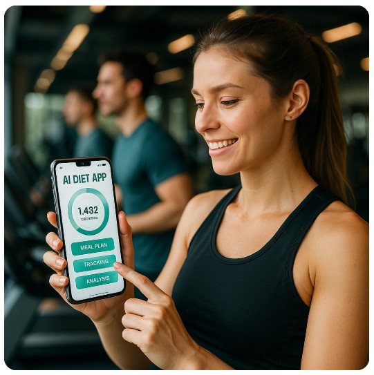AI 다이어트 앱 이미지