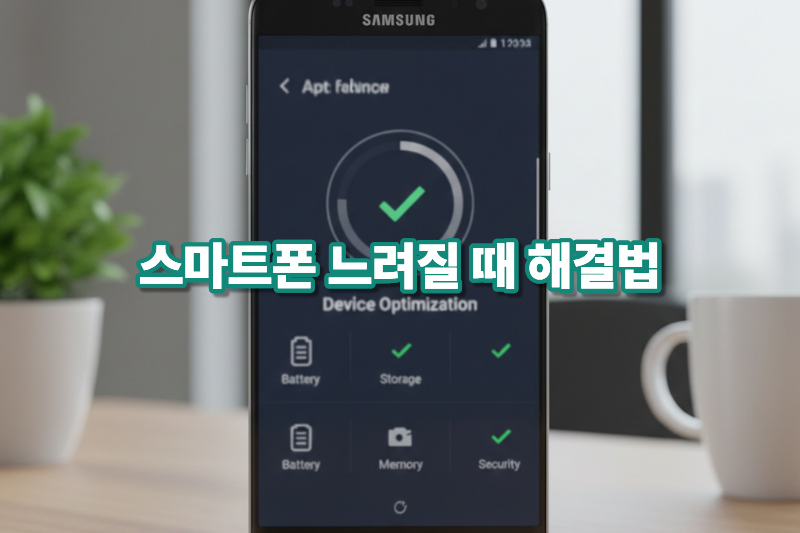 스마트폰 캐시 및 메모리 정리로 성능 향상 방법