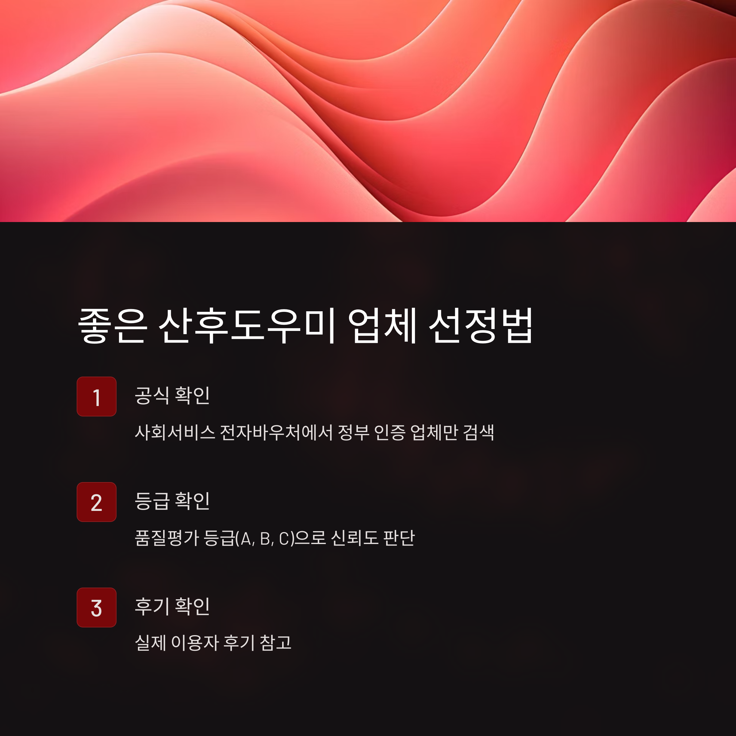 2025년 산후도우미 정부지원금