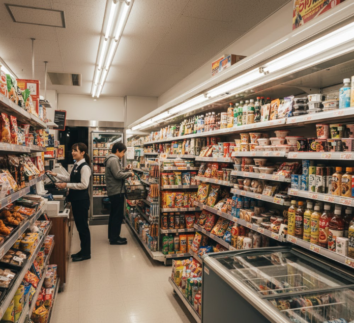 일본 편의점 이미지