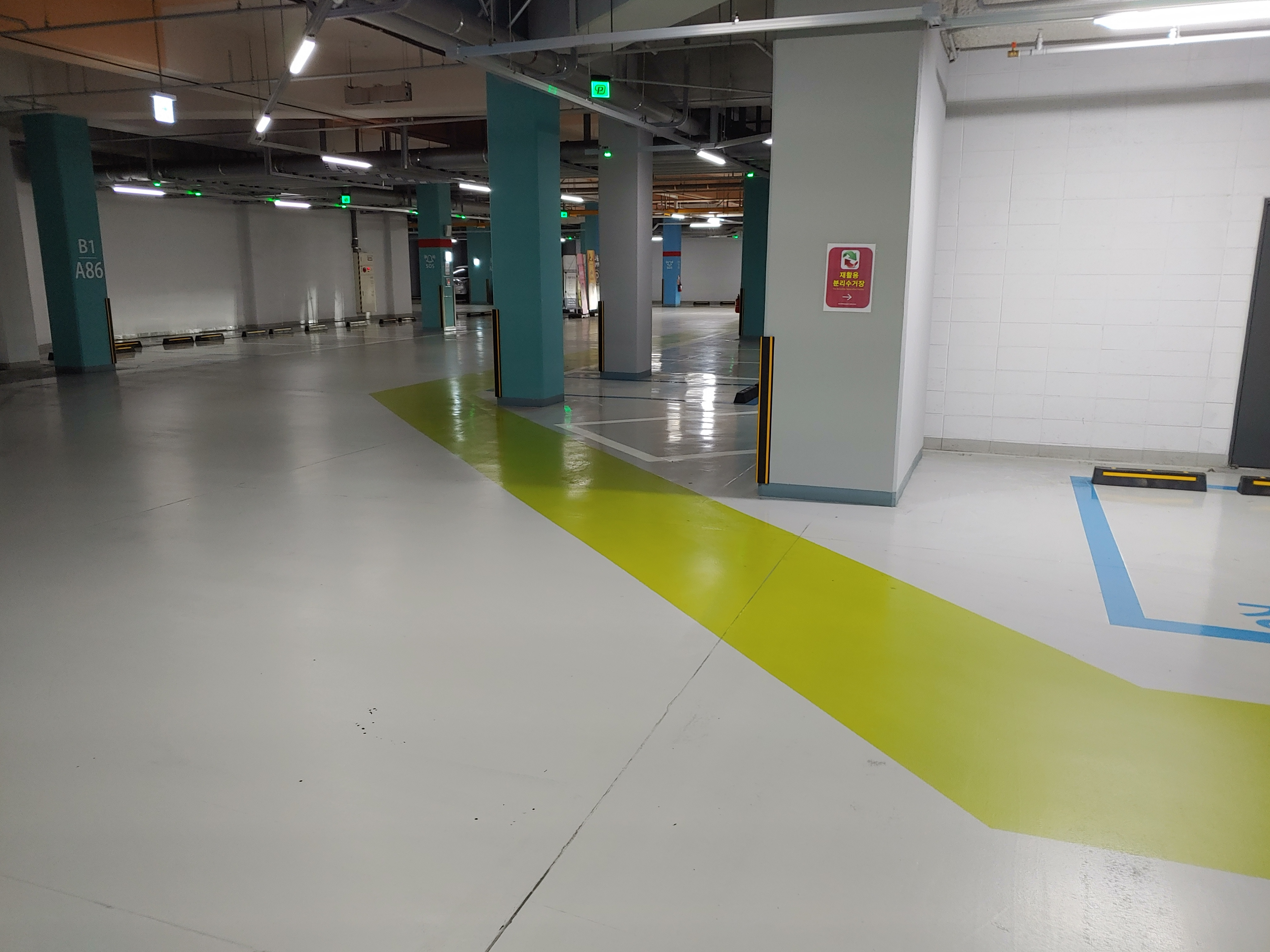 외기가 심한 주차장