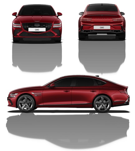 G80 가솔린 2.5 터보 / 가솔린 3.5 터보 제원비교, 실내디자인, 색상비교