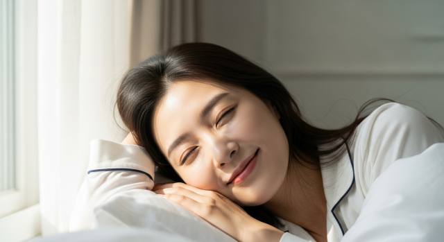 상추차 마신 다음날 기분 좋은 아침