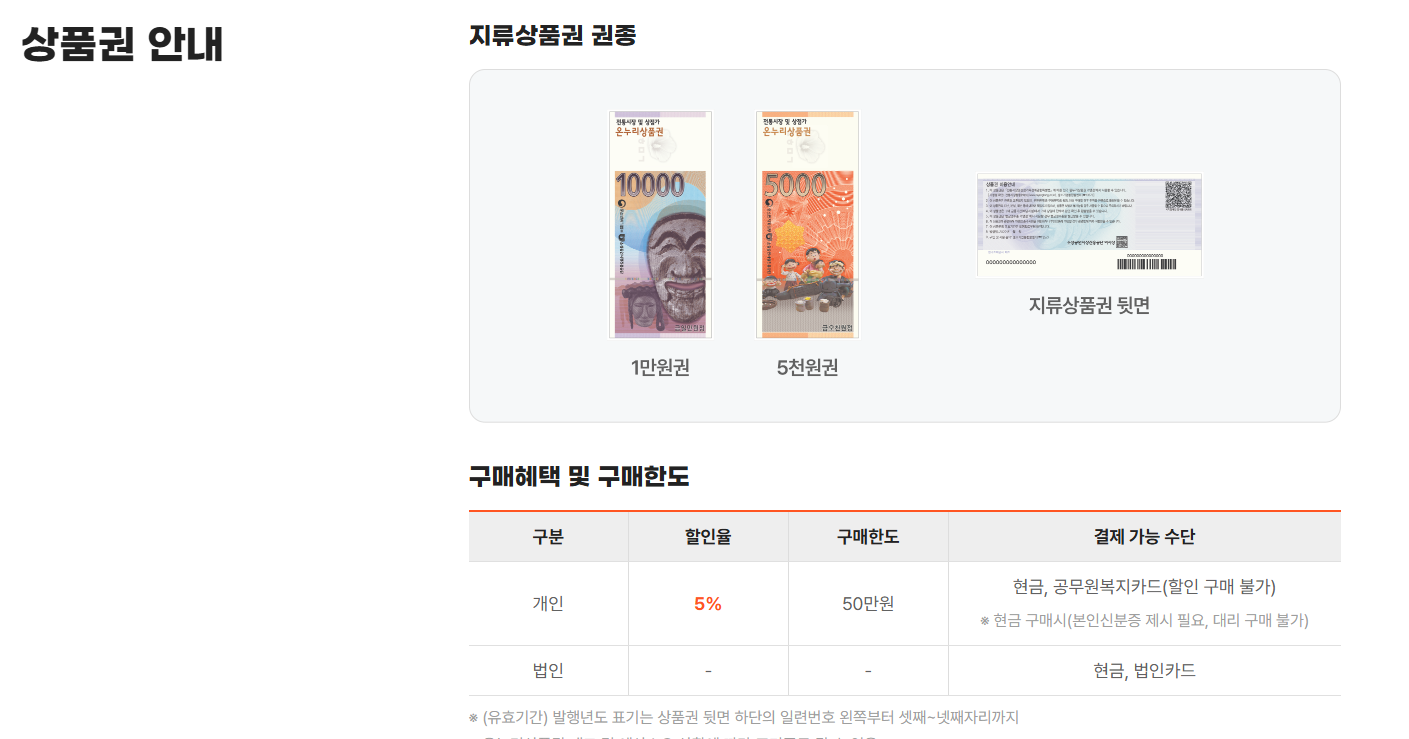 분당아이마트안경원 온누리상품권 사용이 가능함을 안내하는 이미지