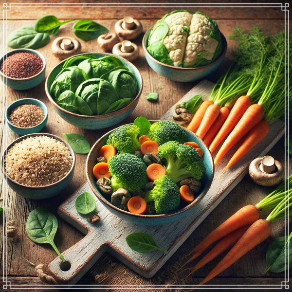 치매에 좋은 음식 채소와 통곡물