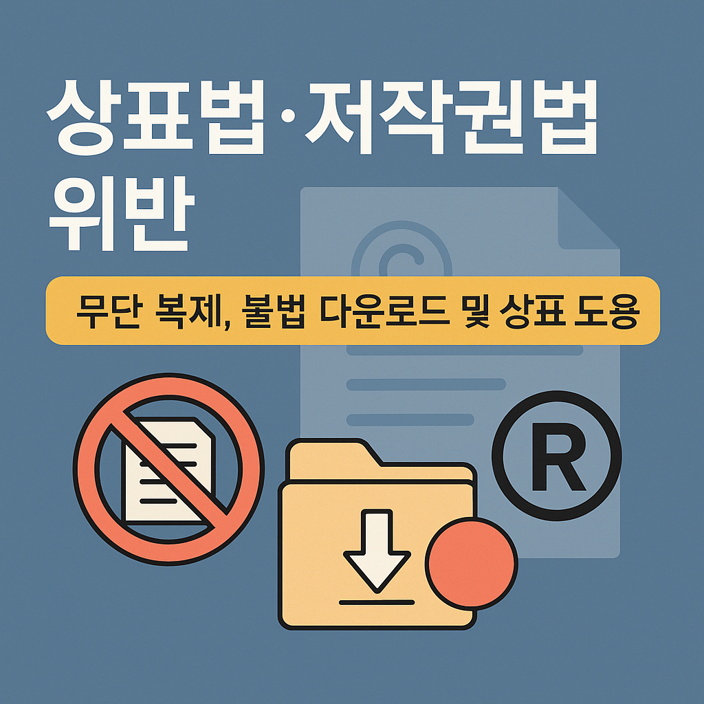 상표법·저작권법 위반 시 처벌 및 예방법