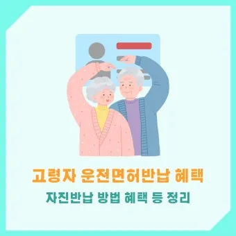 운전면허 반납 혜택 교통비 지원 대체교통 안전 이동법_13