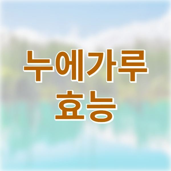 누에가루 효능