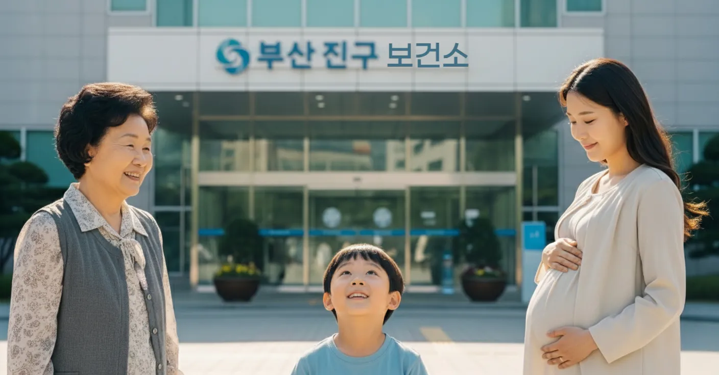 2025년 독감 예방접종 무료 대상자인 어르신, 어린이, 임신부의 모습을 보여주는 이미지