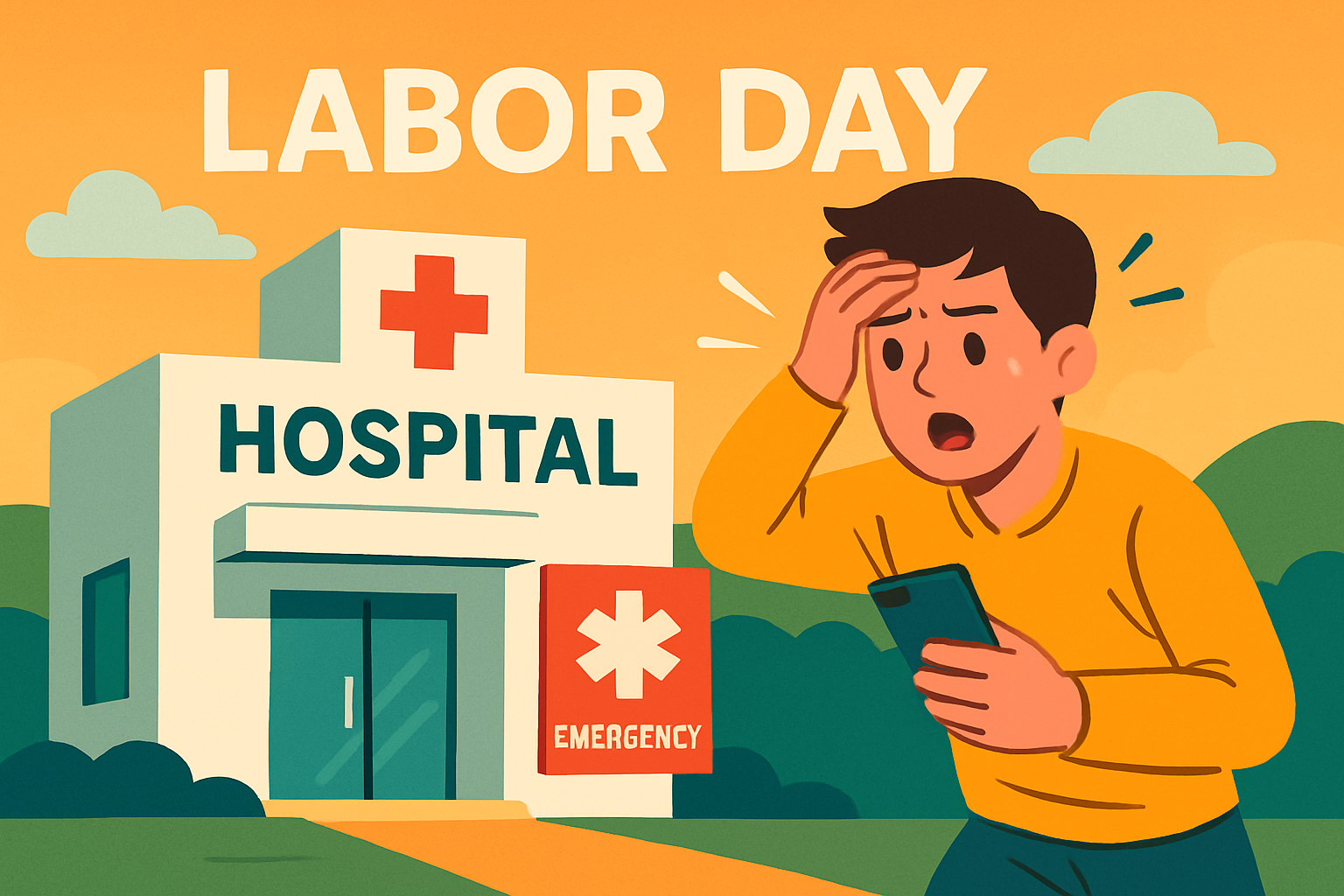 병원을 찾는 사람.