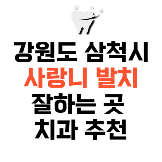 강원도 삼척시 사랑니 치과 발치 잘하는 곳 추천 매복 가격 비용.png