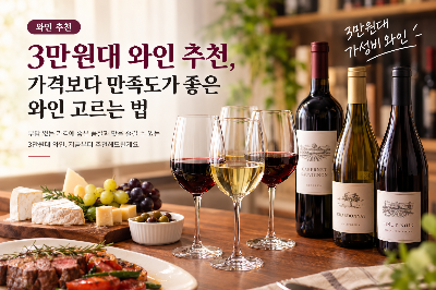 3만원대 와인 추천, 가격보다 만족도가 좋은 와인 고르는 법