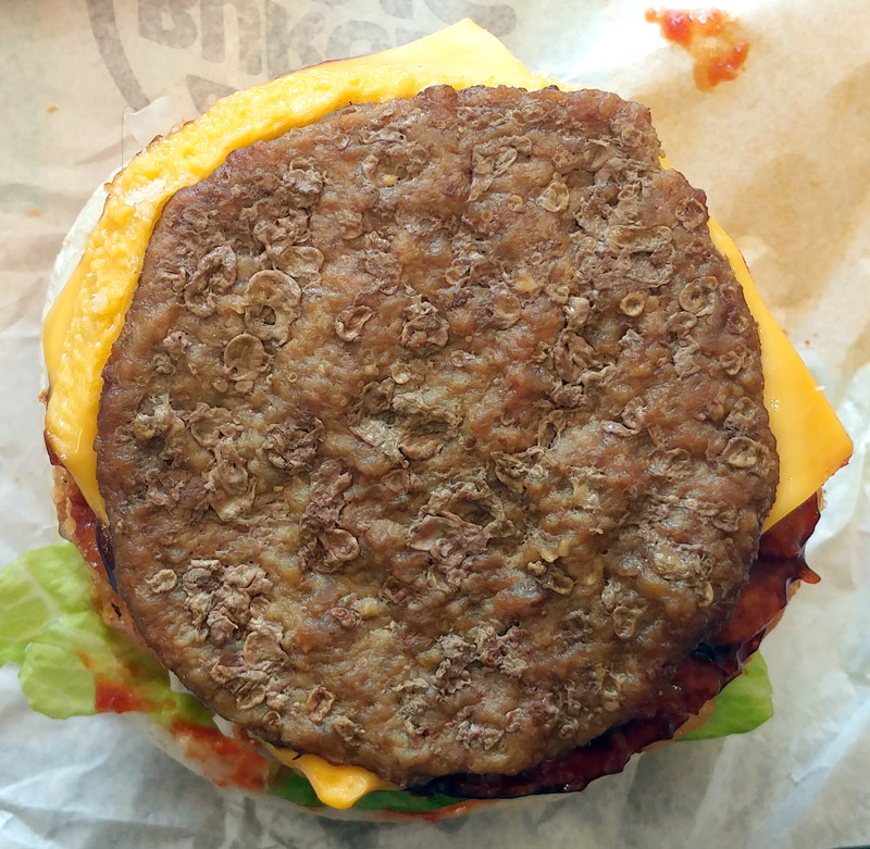 소고기 패티 하단