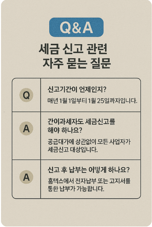  부가가치세 일반 간이 폐업 신규 사업자3
